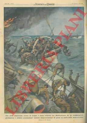 Nave americana carica di truppe silurata nel Mediterraneo da un …