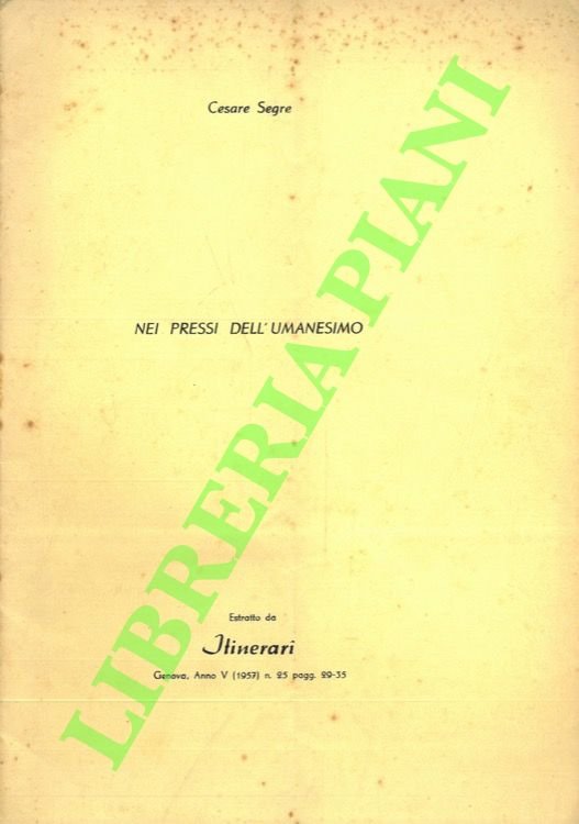 Nei pressi dell'Umanesimo.