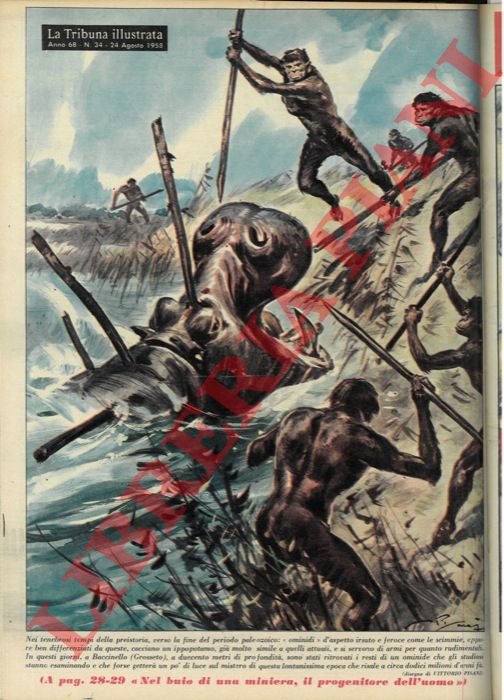 Nei tenebrosi tempi della preistoria, verso la fine del periodo …