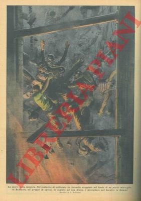 Nel tentativo di soffocare un incendio scoppiato nel fondo di …