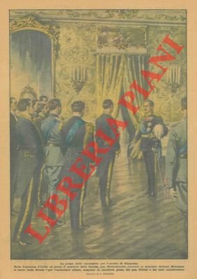 Nella Legazione d'Italia ad Atene, il ministro della guerra presenta …