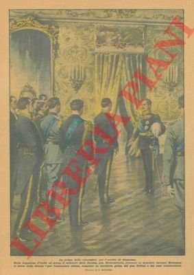 Nella Legazione d'Italia ad Atene, il ministro della guerra presenta …