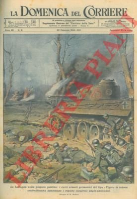 Nella pianura pontina, carri armati germanici annientano i reparti corazzati …