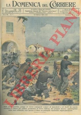 Nella pianura pontina, gruppi di rurali romagnoli difendono, a fianco …