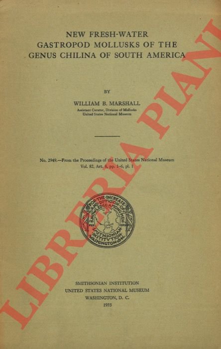New fresh-water gastropod mollusks of the Genus Chilina of South …