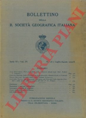 Note gegrafiche sulle condizioni attuali degli Stati Baltici: I. Lituania.