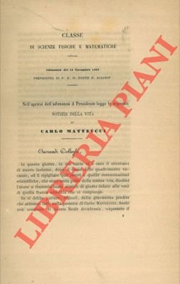 Notizie sulla vita di Carlo Matteucci.