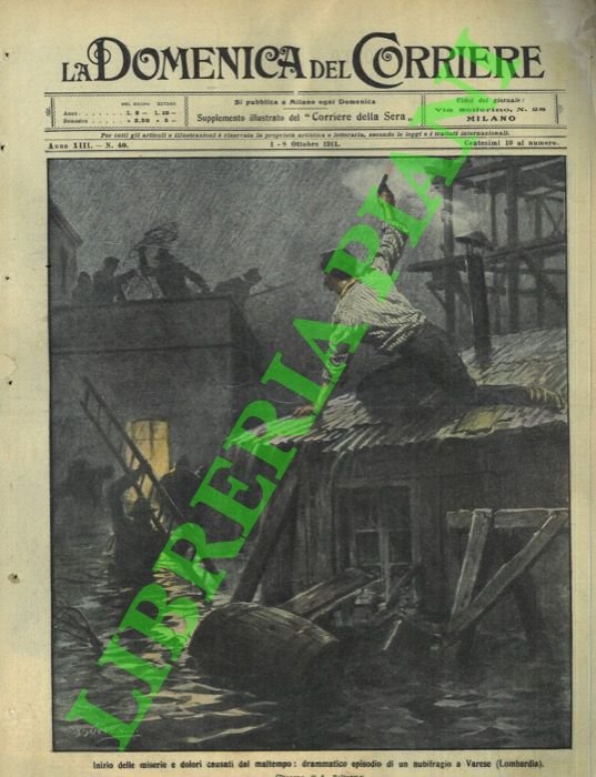 Nubifragio allagamenti, la popolazione chiede aiuto dai tetti delle case.