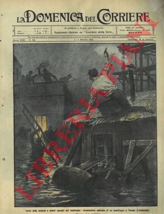 Nubifragio allagamenti, la popolazione chiede aiuto dai tetti delle case.