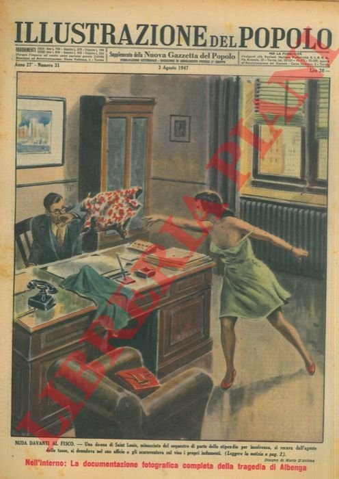 Nuda davanti al fisco. Una donna di Saint Louis, minacciata …