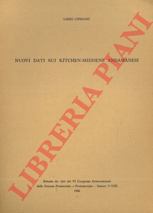 Nuovi dati sui Kitchen-Middens andamanesi.