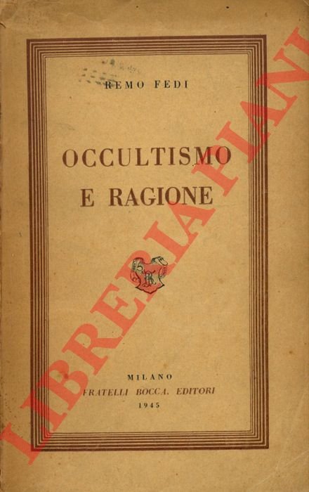 Occultismo e ragione.