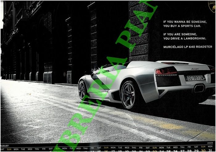 Official Calendar 2009. Gallardo LP 560-4 and all the city's …