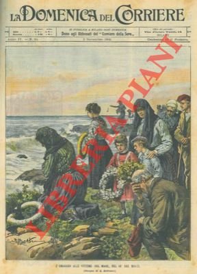 Omaggio alle vittime del mare nel giorno dei morti.