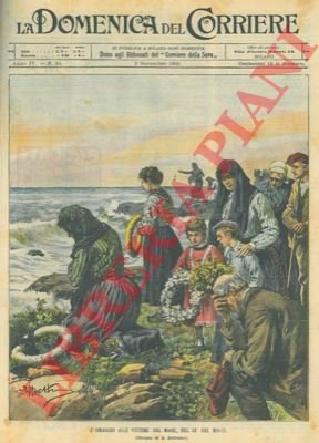 Omaggio alle vittime del mare nel giorno dei morti.