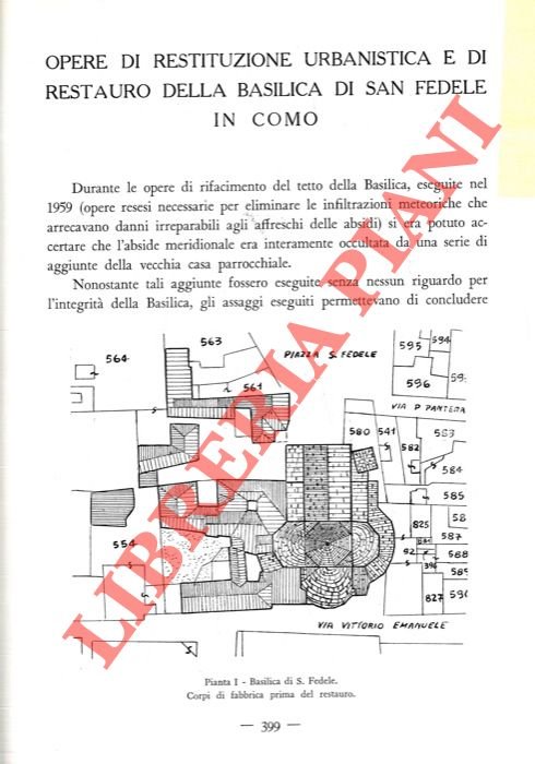 Opere di restituzione urbanistica e di restauro della Basilica di …
