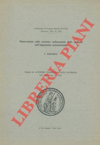 Osservazioni sulle strutture sedimentarie delle arenarie nell'Appennino settentrionale.