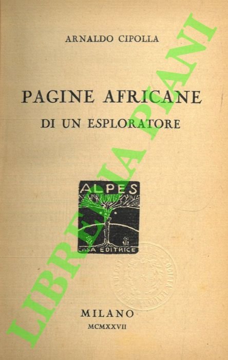 Pagine africane di un esploratore.