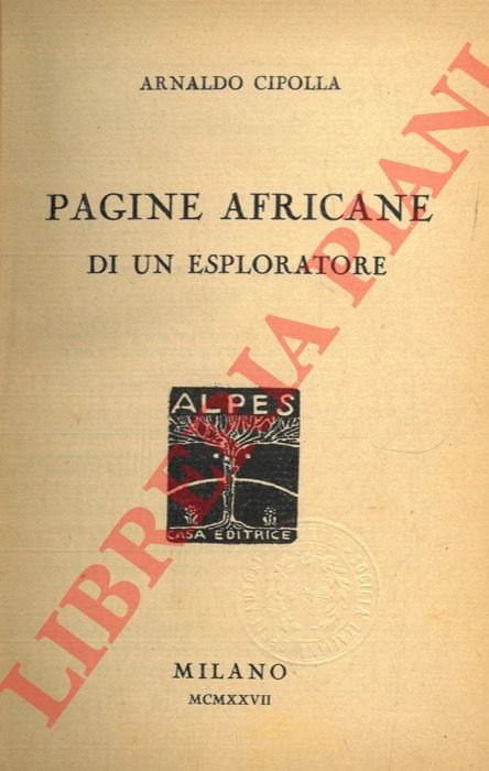 Pagine africane di un esploratore.