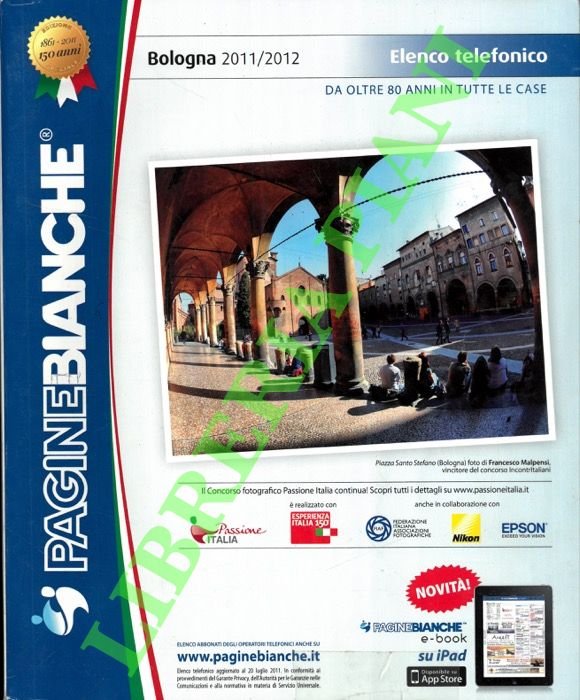 Pagine bianche. Bologna. 2011/2012.