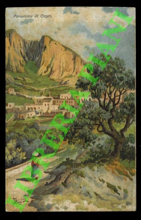 Panorama di Capri. (F. Coppola, dipinto)