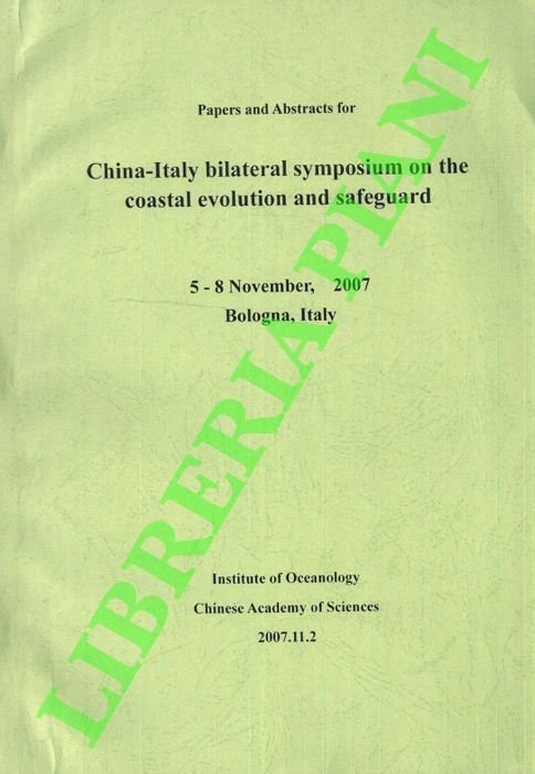 Papers and abstracts for China-Italy bilateral Symposium on the coastal …