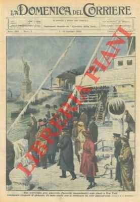 Parecchi transatlantici sono giunti a New York completamente ricoperti di …