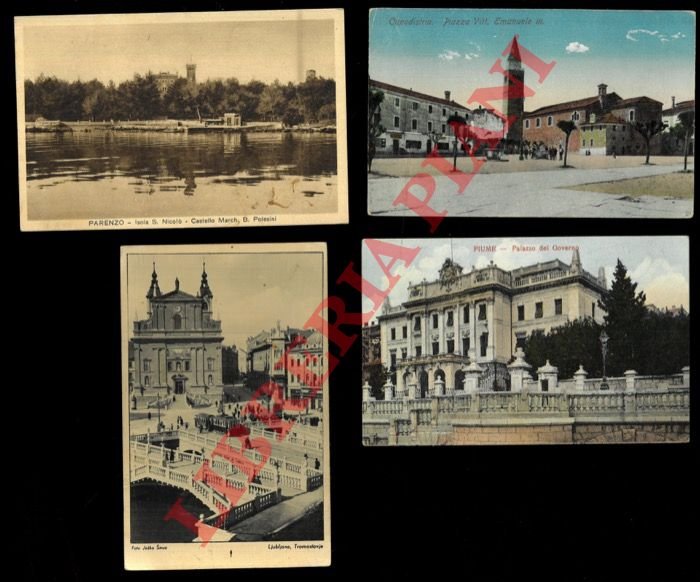 Parenzo - Capodistria - Fiume - Ljubliana.