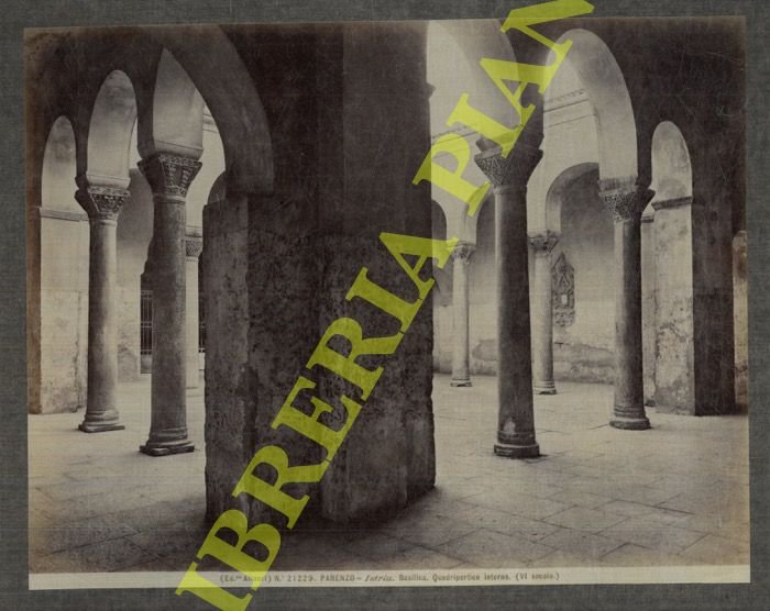 Parenzo (Istria). Basilica. Quadriportico interno (VI secolo). + altra (interno …