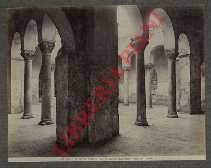 Parenzo (Istria). Basilica. Quadriportico interno (VI secolo). + altra (interno …