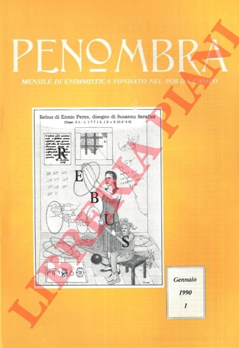 Penombra. 1990. Mensile di enigmistica fondato nel 1920 da Cameo.