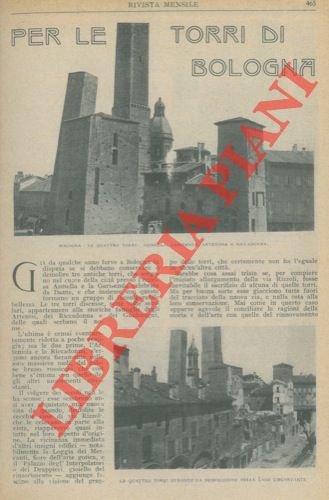 Per le torri di Bologna.