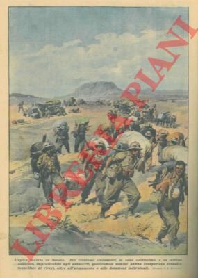 Per trentasei chilometri, in zona caldissima, e su terreno sabbioso, …