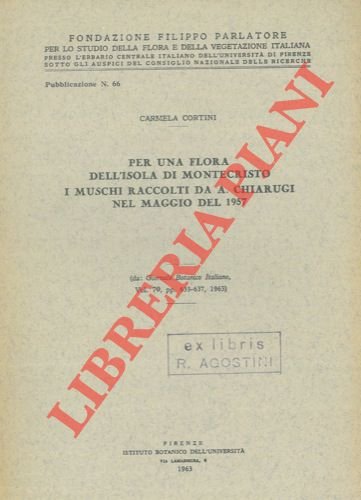 Per una flora dell'isola di Montecristo. I muschi raccolti da …