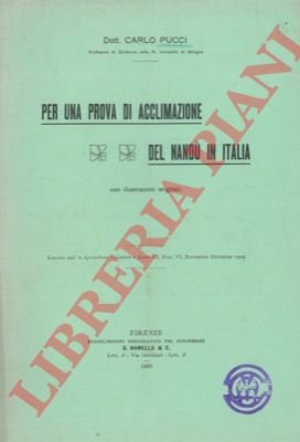 Per una prova di acclimazione del nandù in Italia.