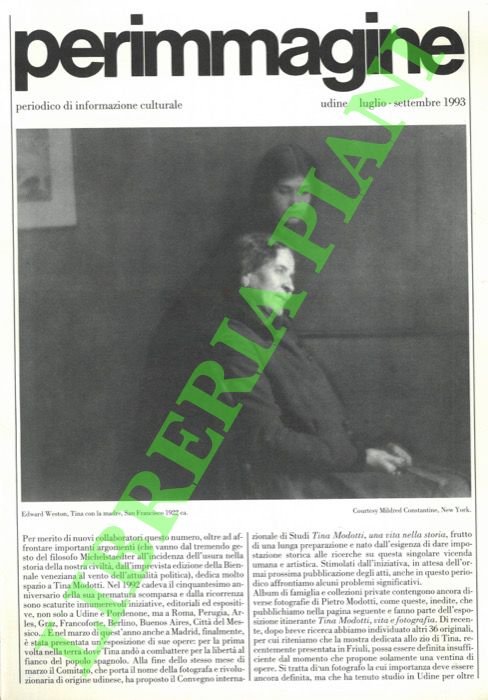 Perimmagine. Periodico d'informazione culturale.