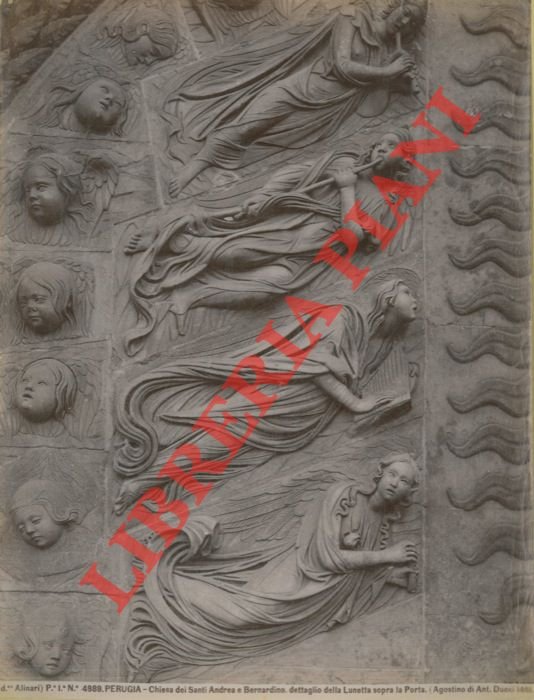 Perugia. Chiesa dei Santi Andrea e Bernardino; Lunetta sopra la … | Immagine Gallery 2