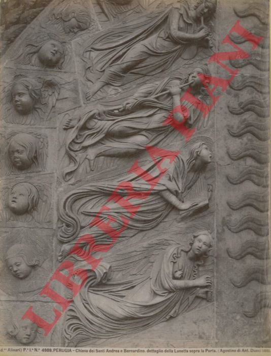 Perugia. Chiesa dei Santi Andrea e Bernardino; Lunetta sopra la … | Immagine Gallery 3