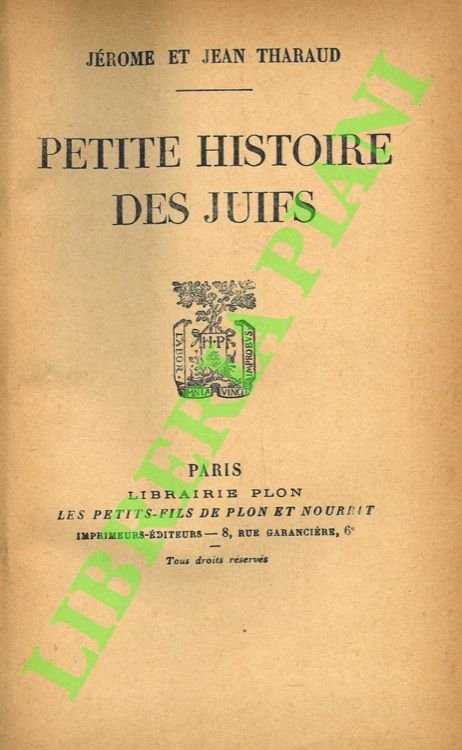 Petite histoire des juifs.