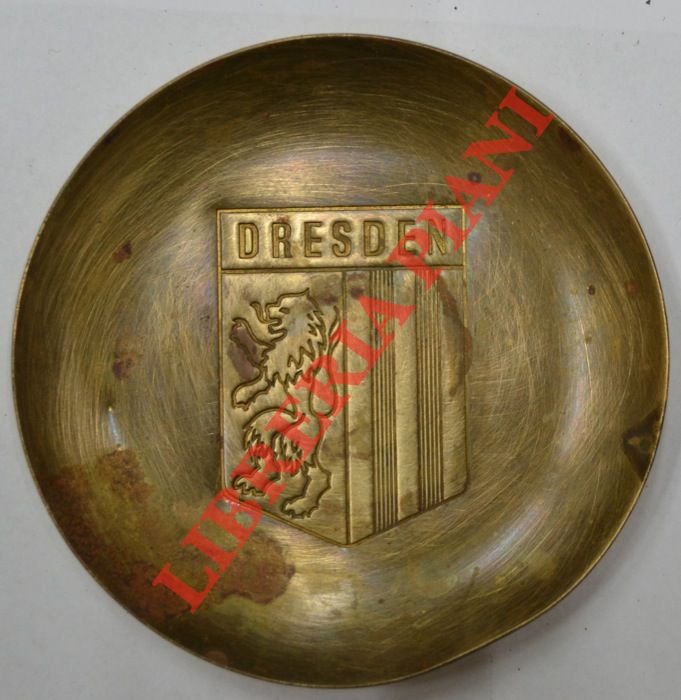 Piattino in ottone, "Dresden".
