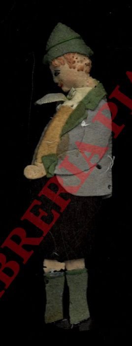 Piccolo alpino in pannolenci, presina da pentole