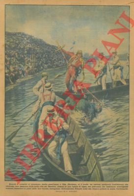 Pittoresca festa di pescatori sul Danubio, a Ulm in Baviera, …