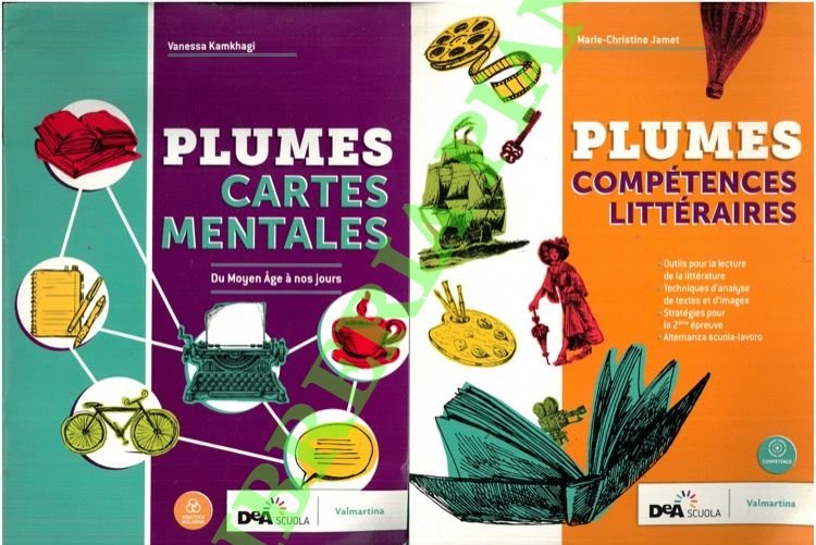 Plumes. Compétences littéraires e Cartes mentales.