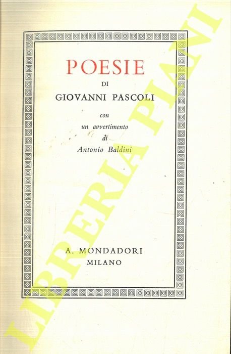 Poesie. Con un Avvertimento di Antonio Baldini. | Immagine Gallery 2