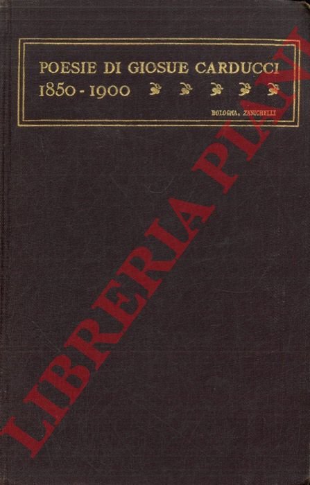 Poesie di Giosuè Carducci 1850-1900. Ventesima edizione. | Immagine Gallery 3