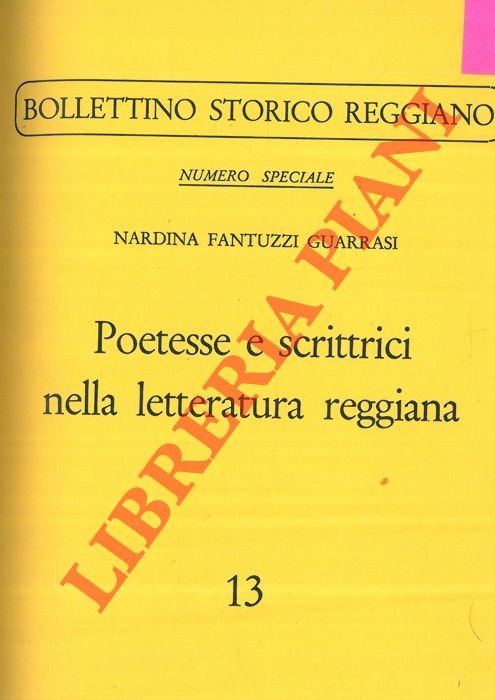 Poetesse e scrittrici nella letteratura reggiana.