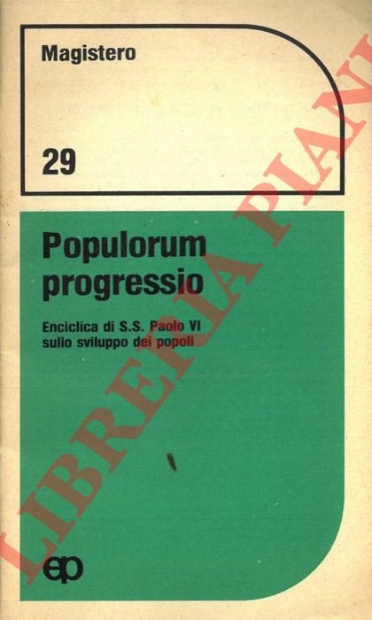 Populorum progressio.