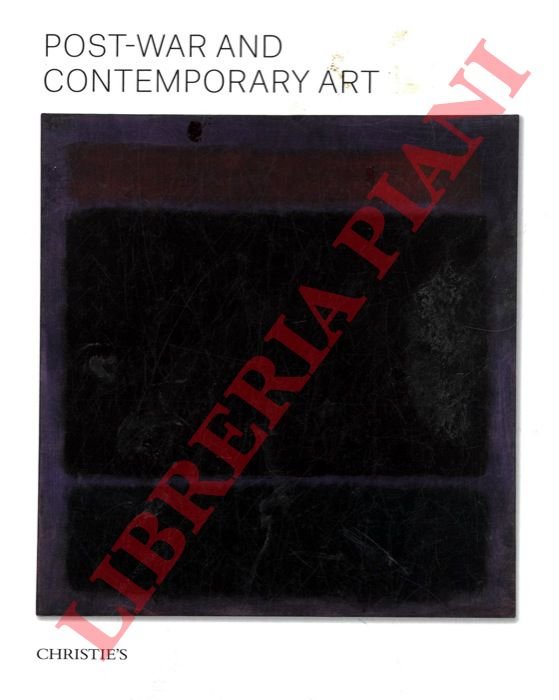 Post-war and contemporary art evening sale. Auction. 15 november 2018.