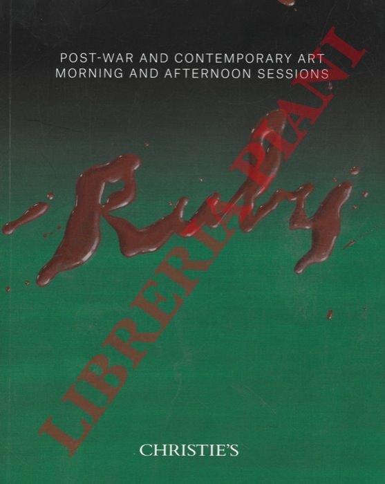 Post-war and contemporary art morning and afternoon session. Auction. 18 …