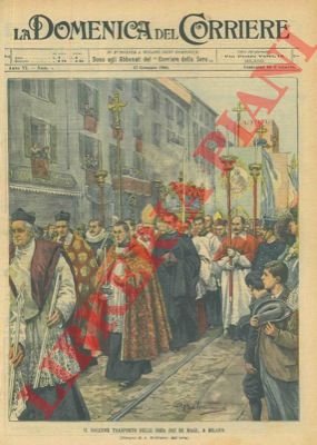 Processione per il trasporto delle ossa dei Re Magi.